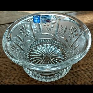 Crystal Clear Industries 24% Lead Candy Dish